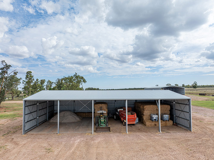 Fodder shed
