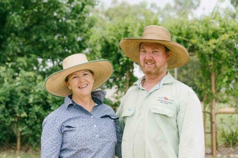 Anita Dennis and Joe Taylor